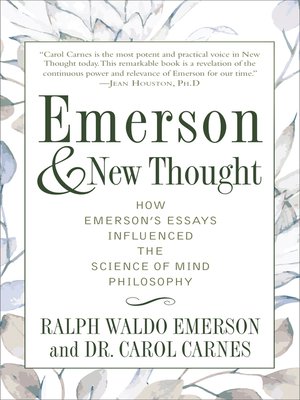 cover image of Emerson and New Thought